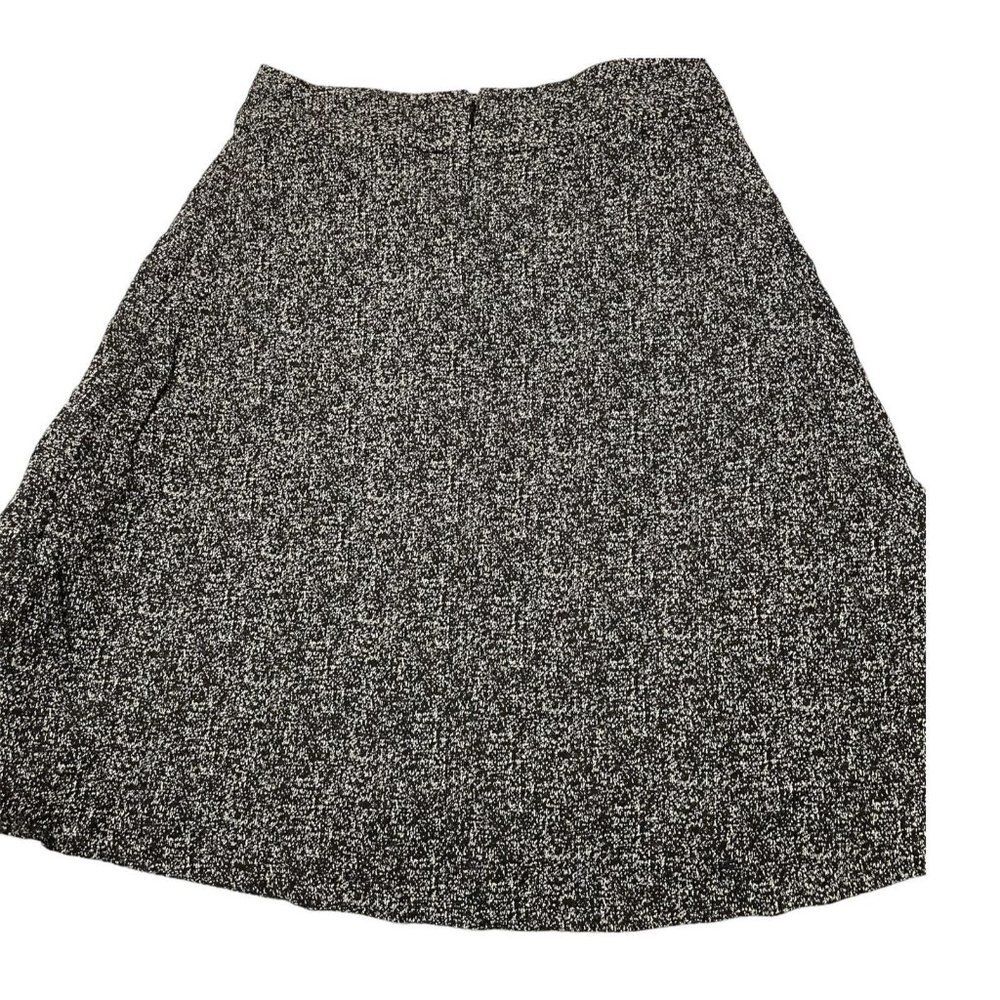 NWT Limited Woman’s Sz 2 A Line Skirt Knee Length Black White Wrap $79